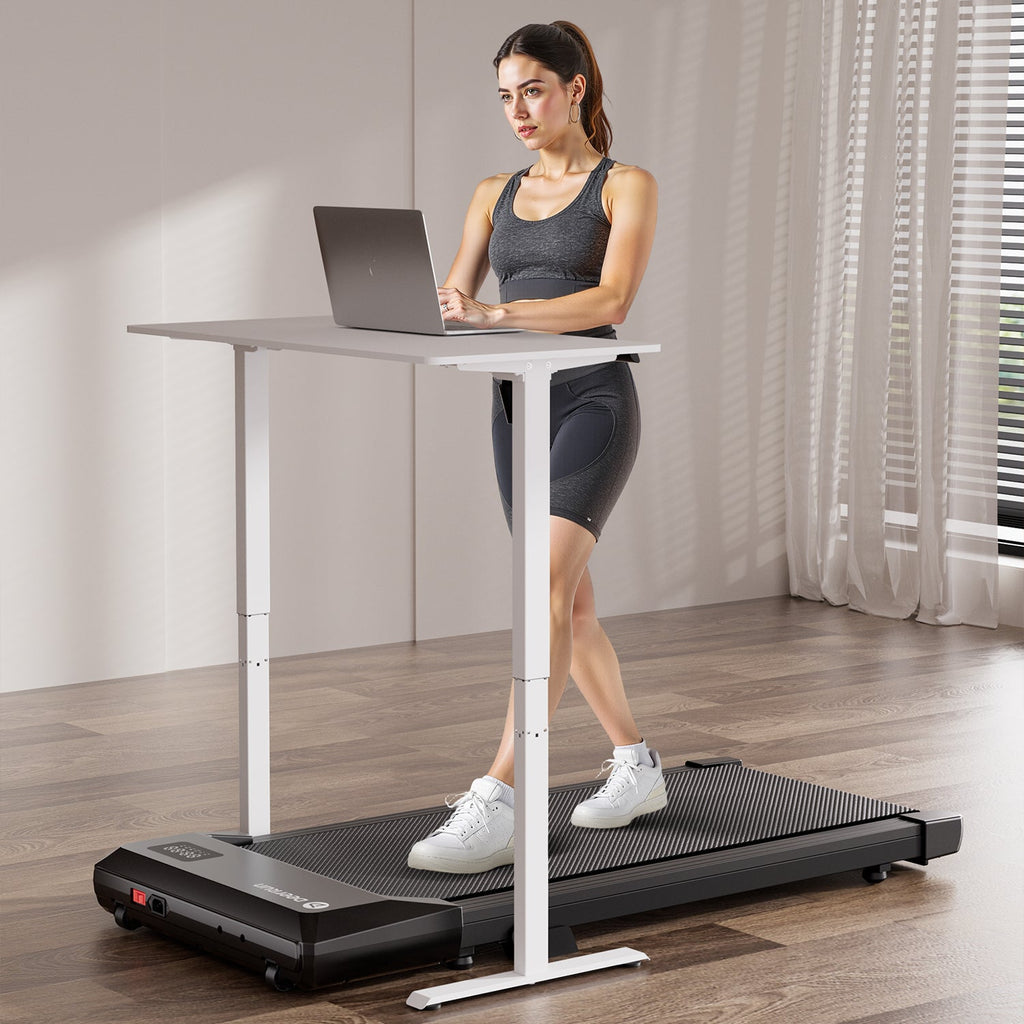 DeerRun Q2 Urban Under-Desk Walking Pad with 7% Incline