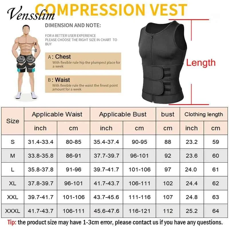 Men’s Compression Shapewear Vest