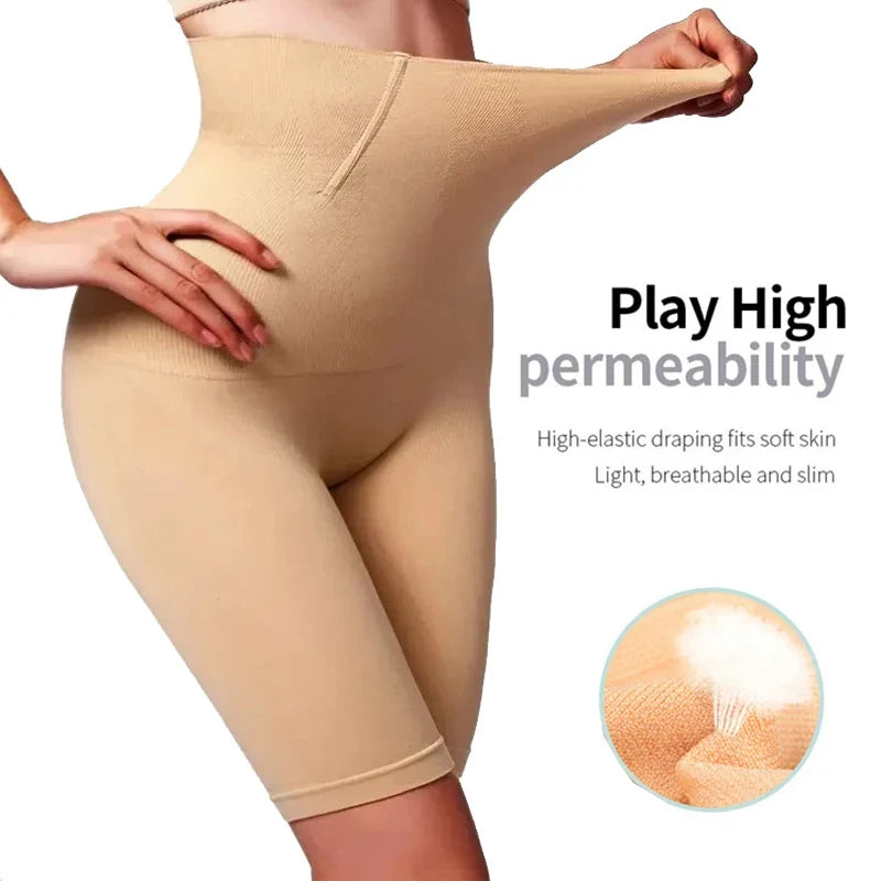 Women’s High-Waisted Mid-Thigh Shapewear Shorts