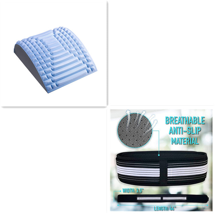 EVA Foam Back Stretcher & Lumbar Support Pillow