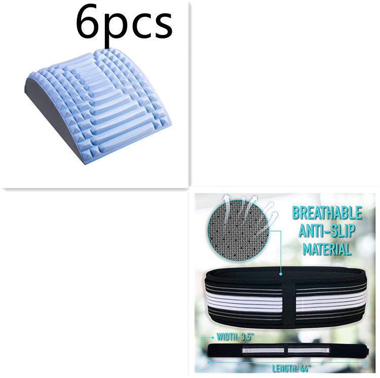 EVA Foam Back Stretcher & Lumbar Support Pillow