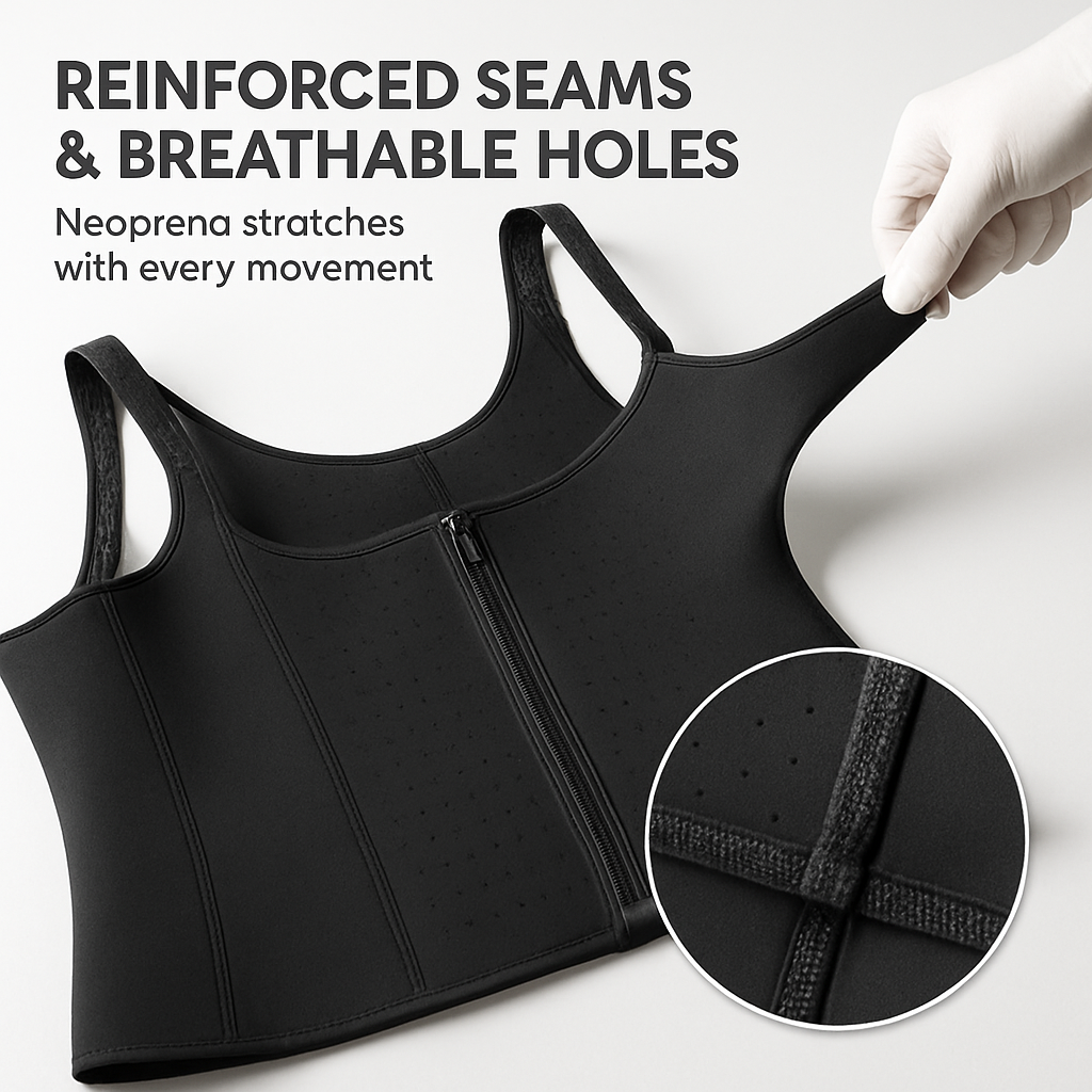 Zippered Waist Trainer Corset for Women Slimming - Support