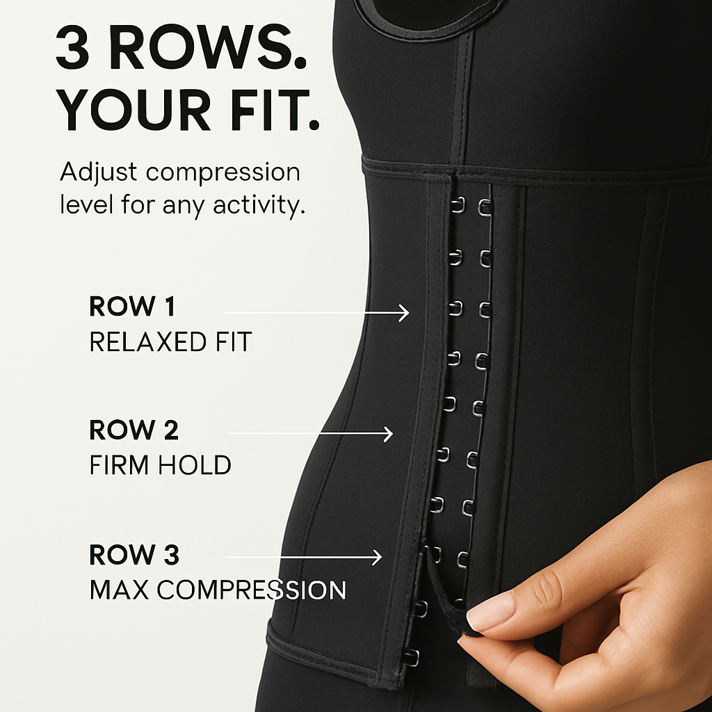 Zippered Waist Trainer Corset for Women Slimming - Support