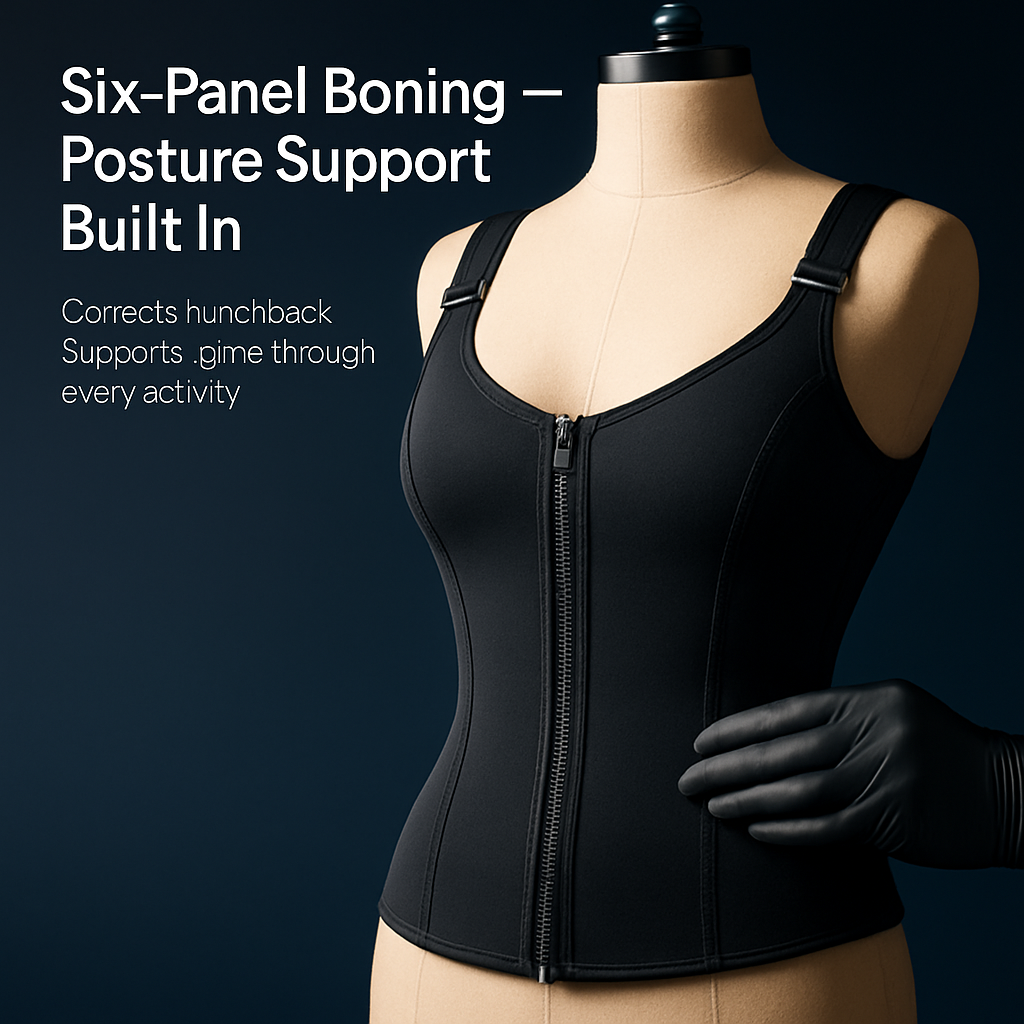 Zippered Waist Trainer Corset for Women Slimming - Support