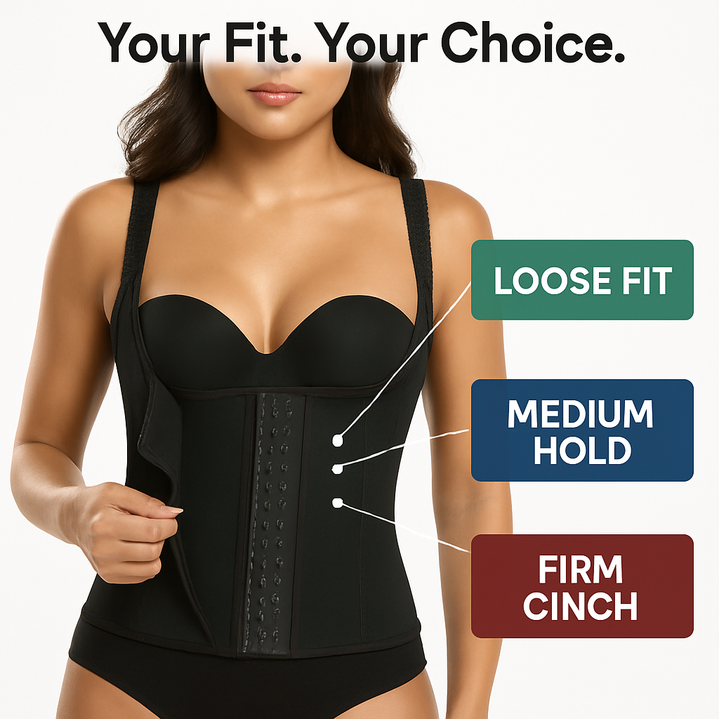 Zippered Waist Trainer Corset for Women Slimming - Support