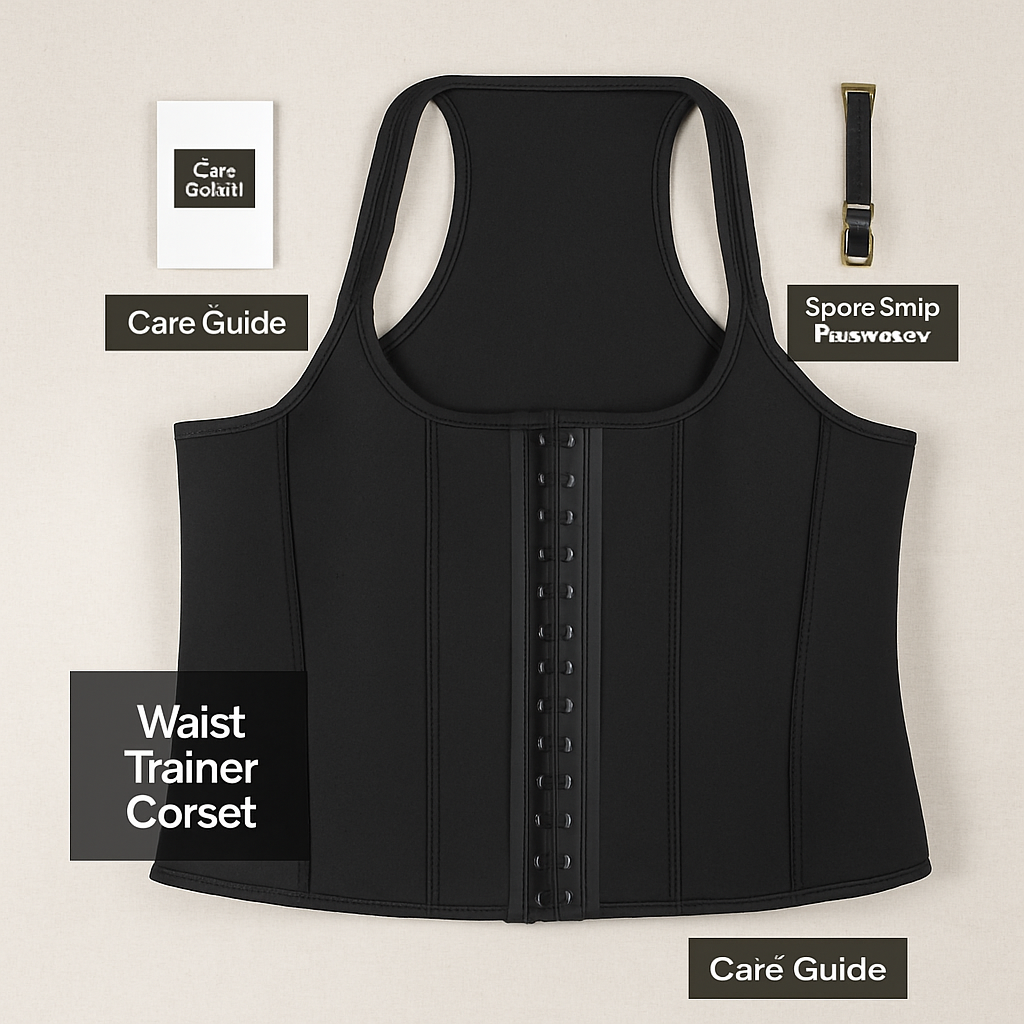 Zippered Waist Trainer Corset for Women Slimming - Support