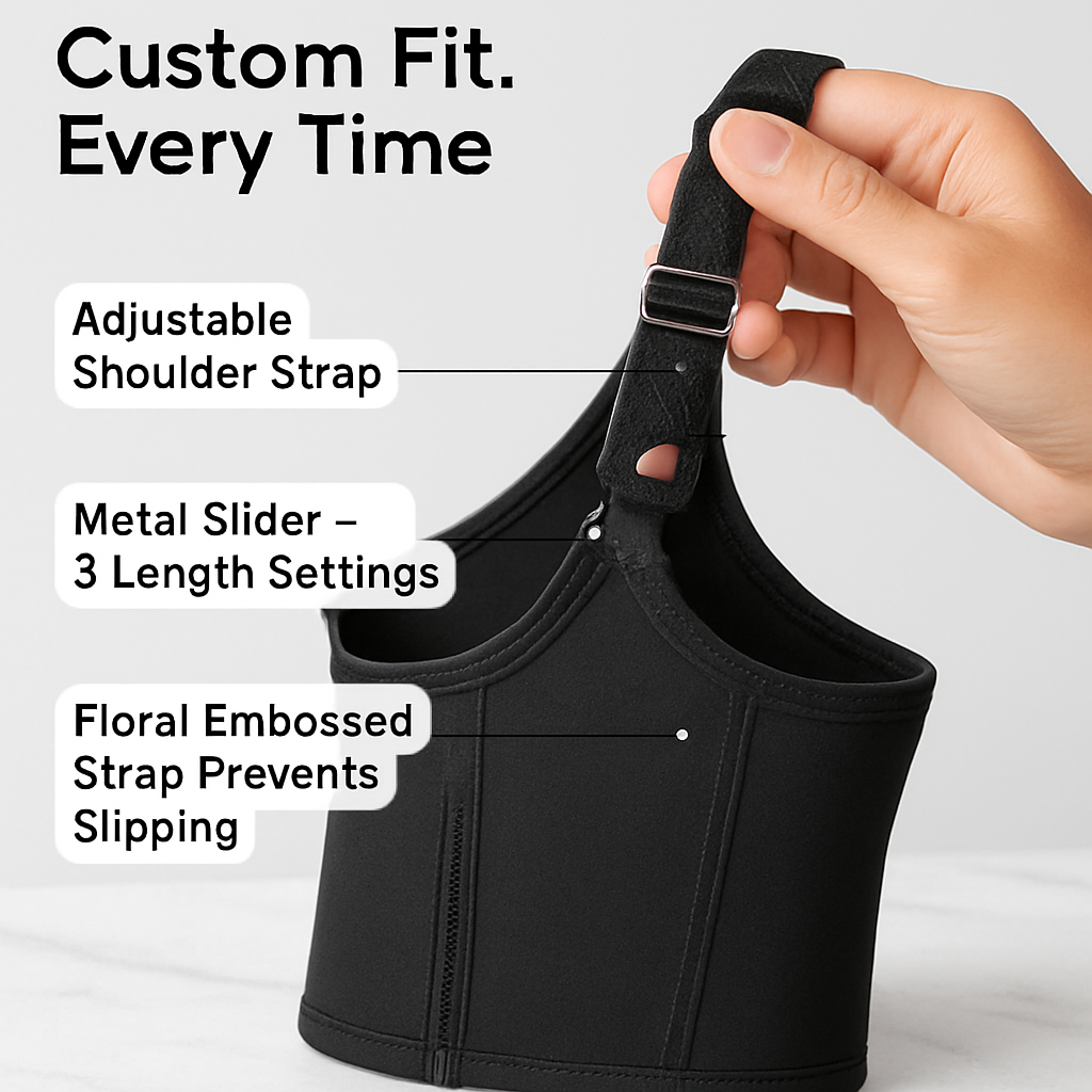 Zippered Waist Trainer Corset for Women Slimming - Support