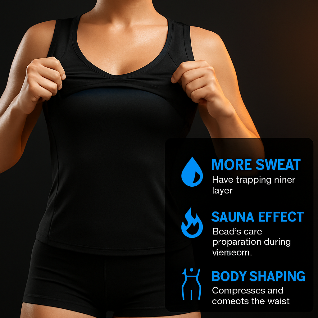 Women Sweat Vest Waist Trainer Shaper Gym Wear