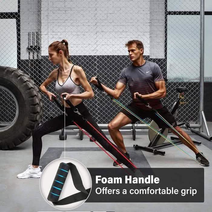 Resistance Band Workout Set with Handles & Ankle Straps