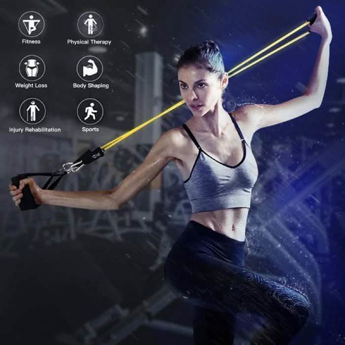 Resistance Band Workout Set with Handles & Ankle Straps