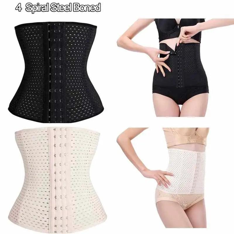 TREKO Women’s Firm-Control Waist Cincher with Zipper